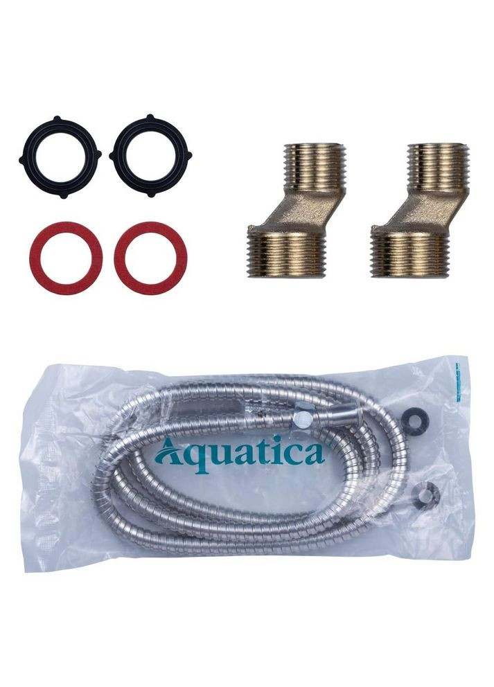 Змішувач PL 1/2" для ванни гусак прямий 350мм дивертор вбудований картріджний PL-2C255C AQUATICA (352748203)