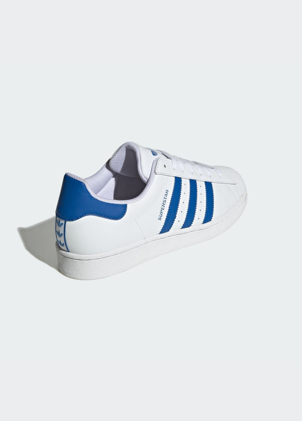 Белые летние кроссовки superstar adidas