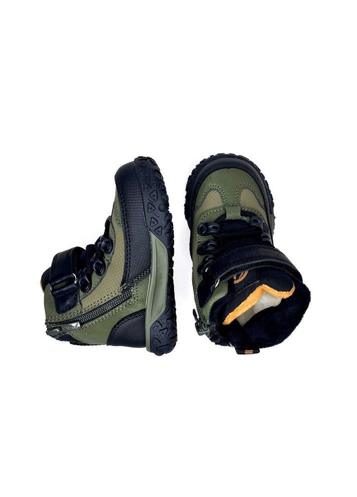 Зимові черевики 22 р 14,8 см хакі артикул З262 Clibee (364927093)