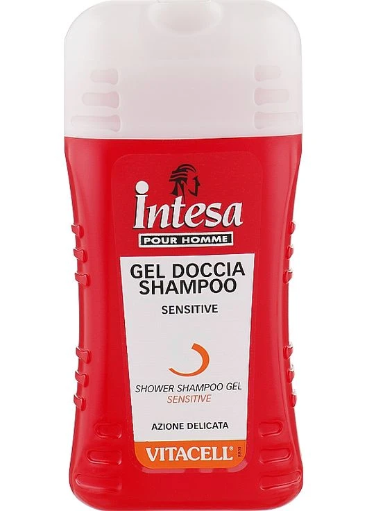 Шампунь для душа оживляючий, для чутливої шкіри Vitacell Sensitive Shower Shampoo Gel 250ml (247501-27703) Intesa (368648662)