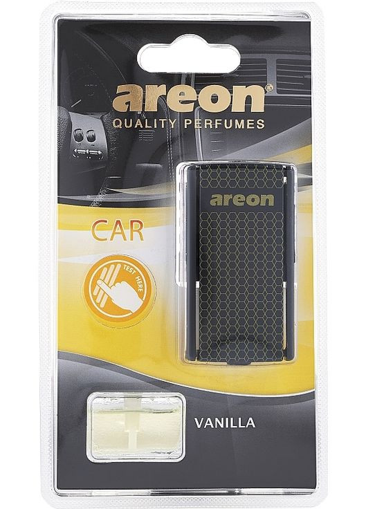 Ароматизатор повітря "Ваніль" Car Blister Vanilla 8ml (905090-13004386) Areon (368665839)