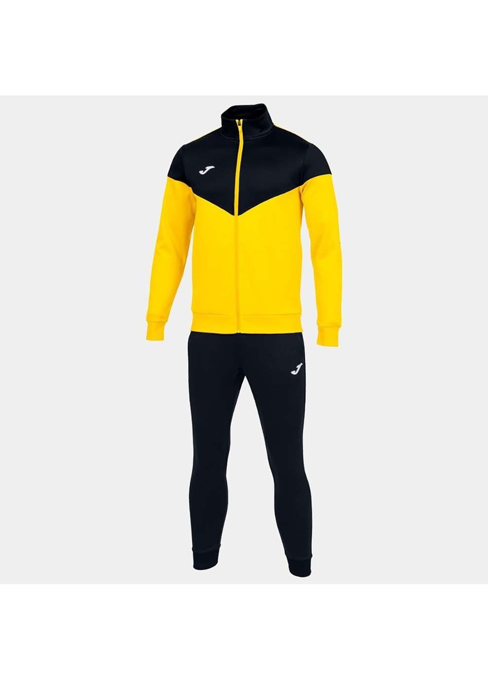 Чоловічий спортивний костюм OXFORD TRACKSUIT жовтий,чорний Joma (367599388)