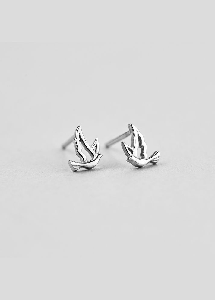 Серьги Полет Птиц Minimal (338796213)