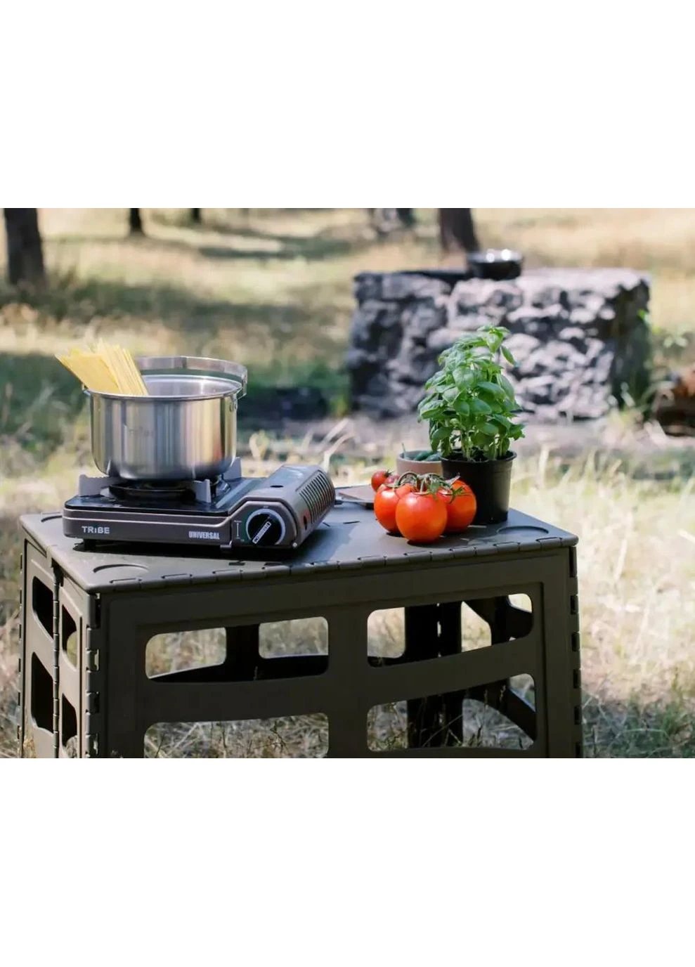 Стіл розкладаний Camp Table High Olive Tribe (375658180)