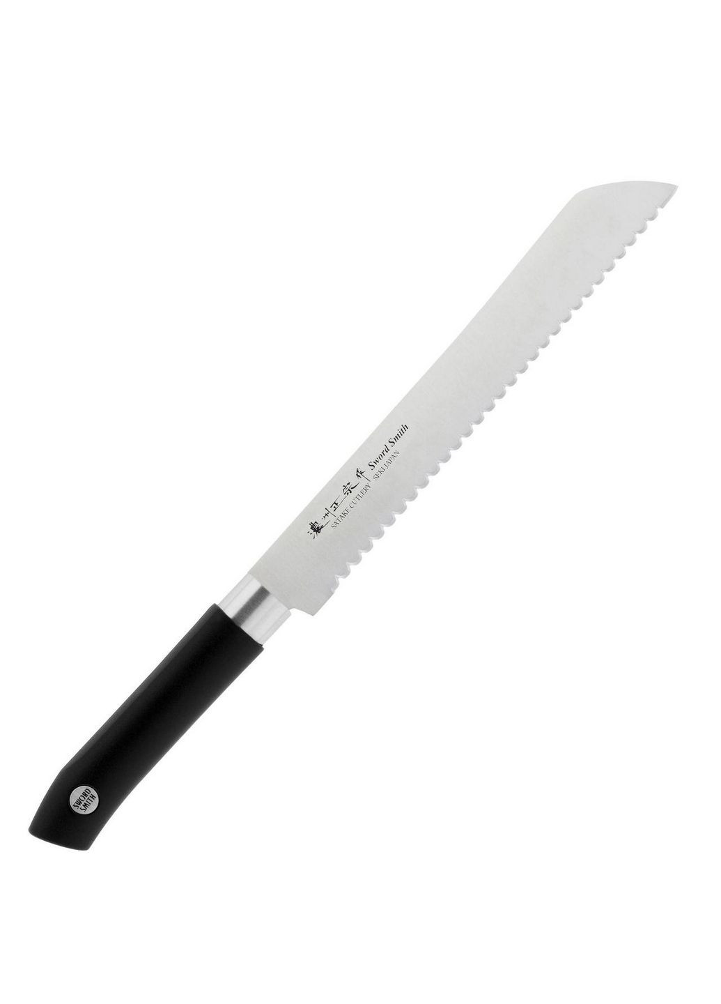 Кухонный нож для хлеба 21 см Satake чёрные,