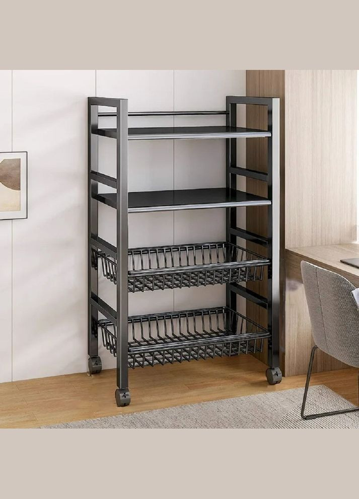 Етажерка на колесах M "Strong Single" 58*32*60см Home (306713875)