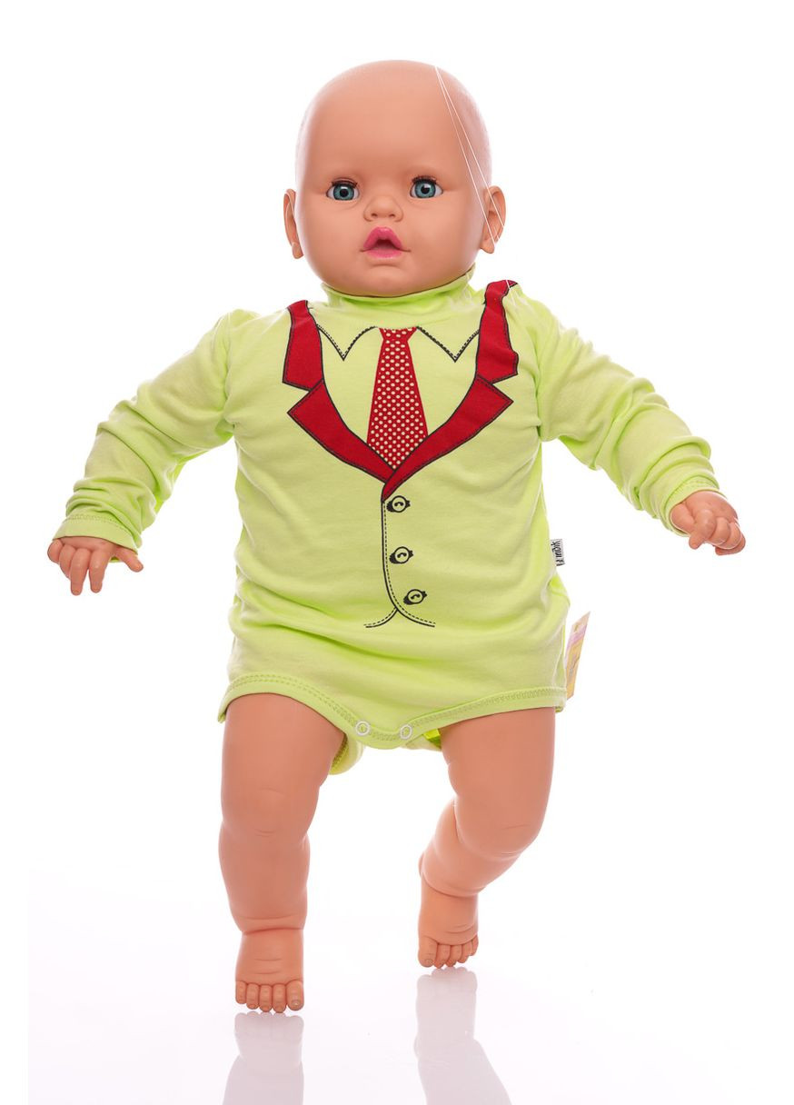 Боді під горло з краваткою для хлопчика. 74 см (50434) findik (296193182)