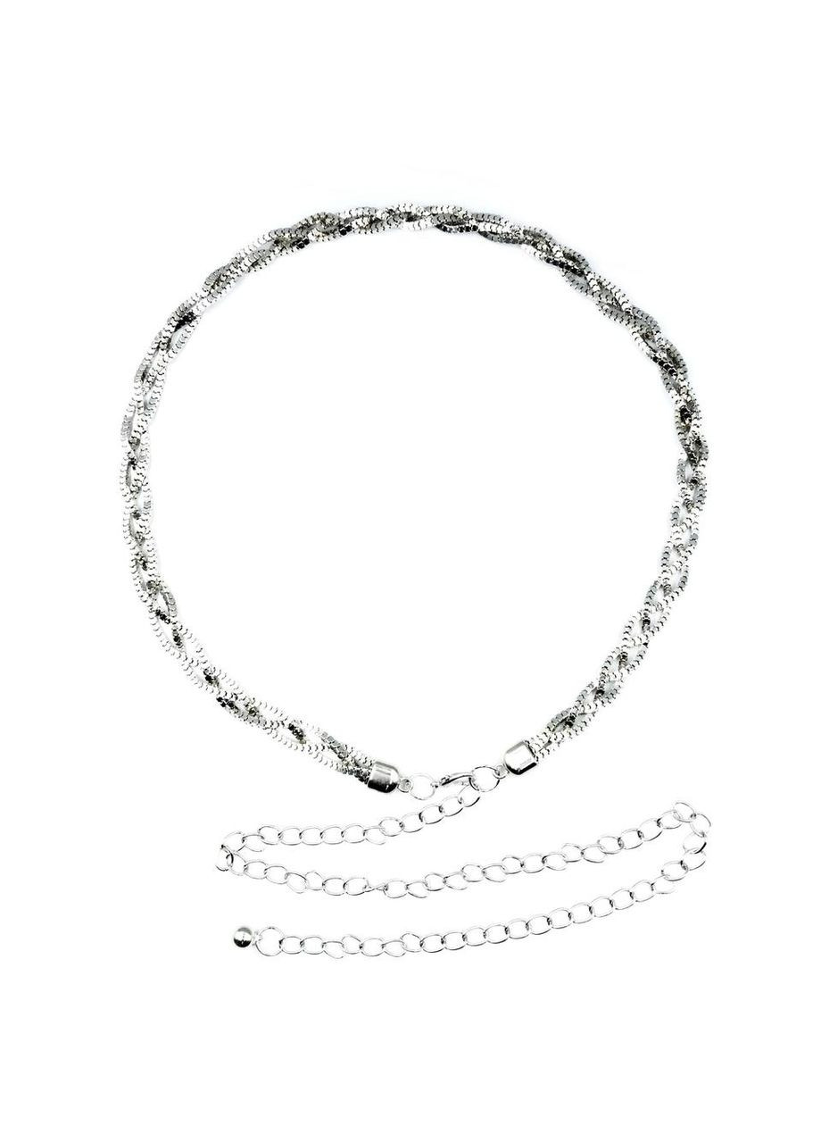 Пояс-ланцюг на талію 110 см Сріблястий Weatro (347316090)