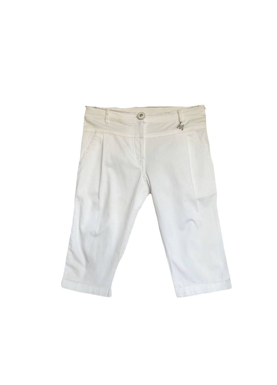 Белые кэжуал летние брюки Mandarino