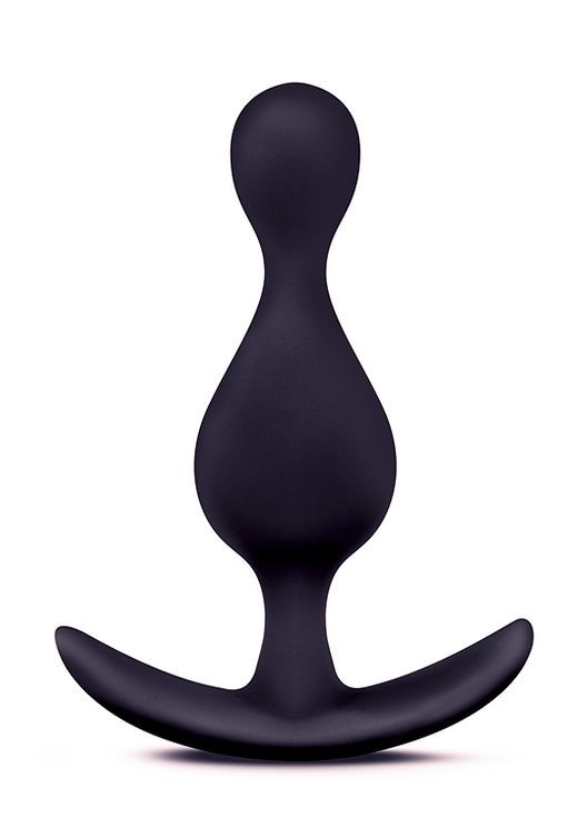 Анальный плаг ANAL ADVENTURES PLATINUM WAVE BLACK Blush (297132250)