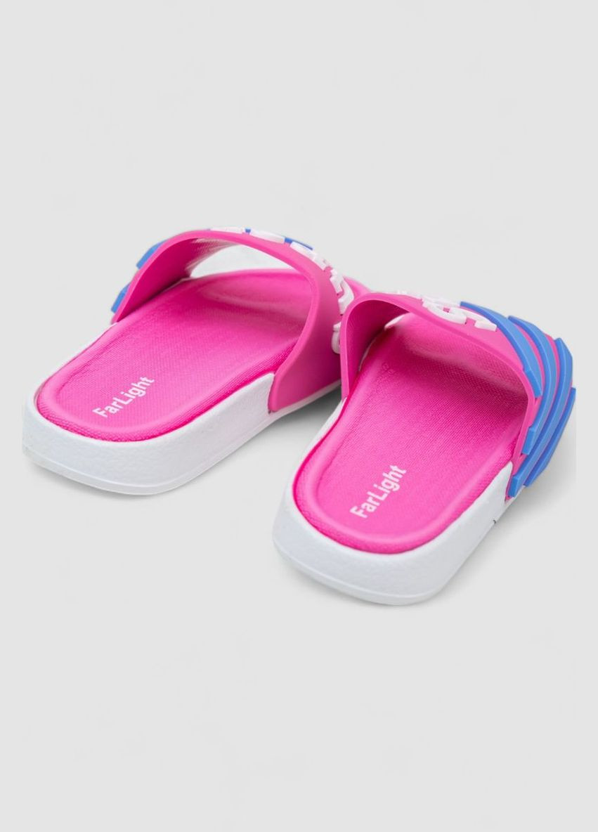 Розовые пляжные шлепанцы детские унисекс Ager