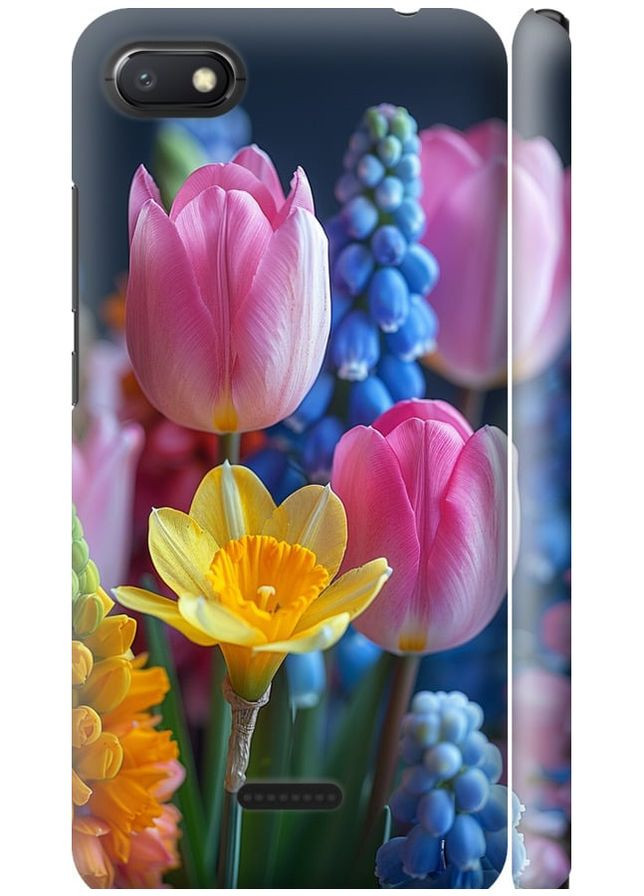 3D пластиковый матовый чехол 'Весенние цветы' для Endorphone xiaomi redmi 6a (285785187)