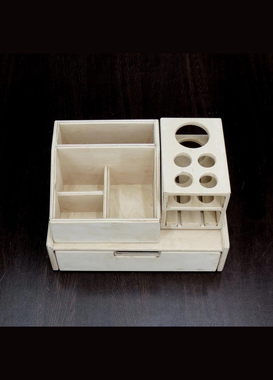 Настольный органайзер из дерева Аспен бланже (КНЦ-007401) No Brand (328226096)