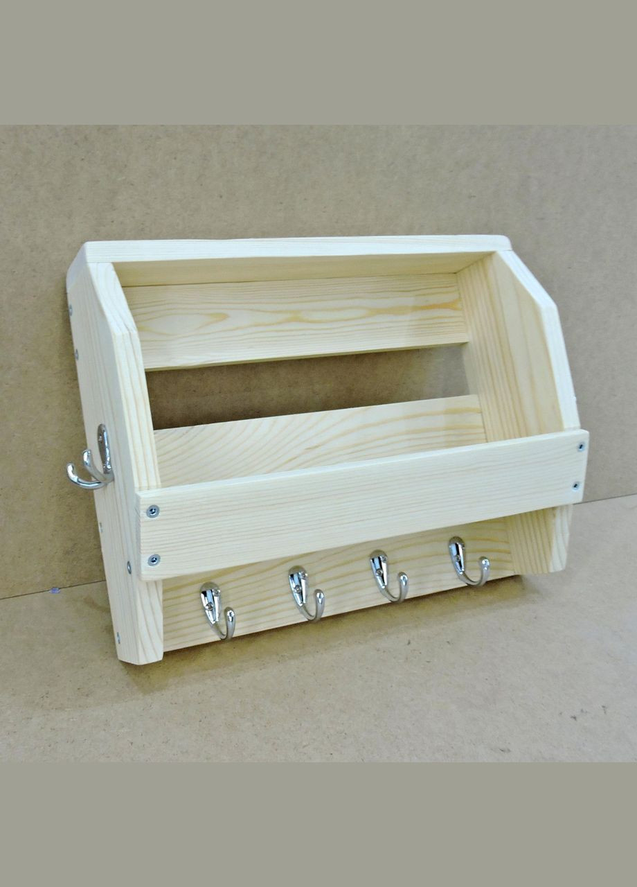 Вішалка для одягу з дерева Монреаль бланже (ВДО-000201) No Brand (327847047)