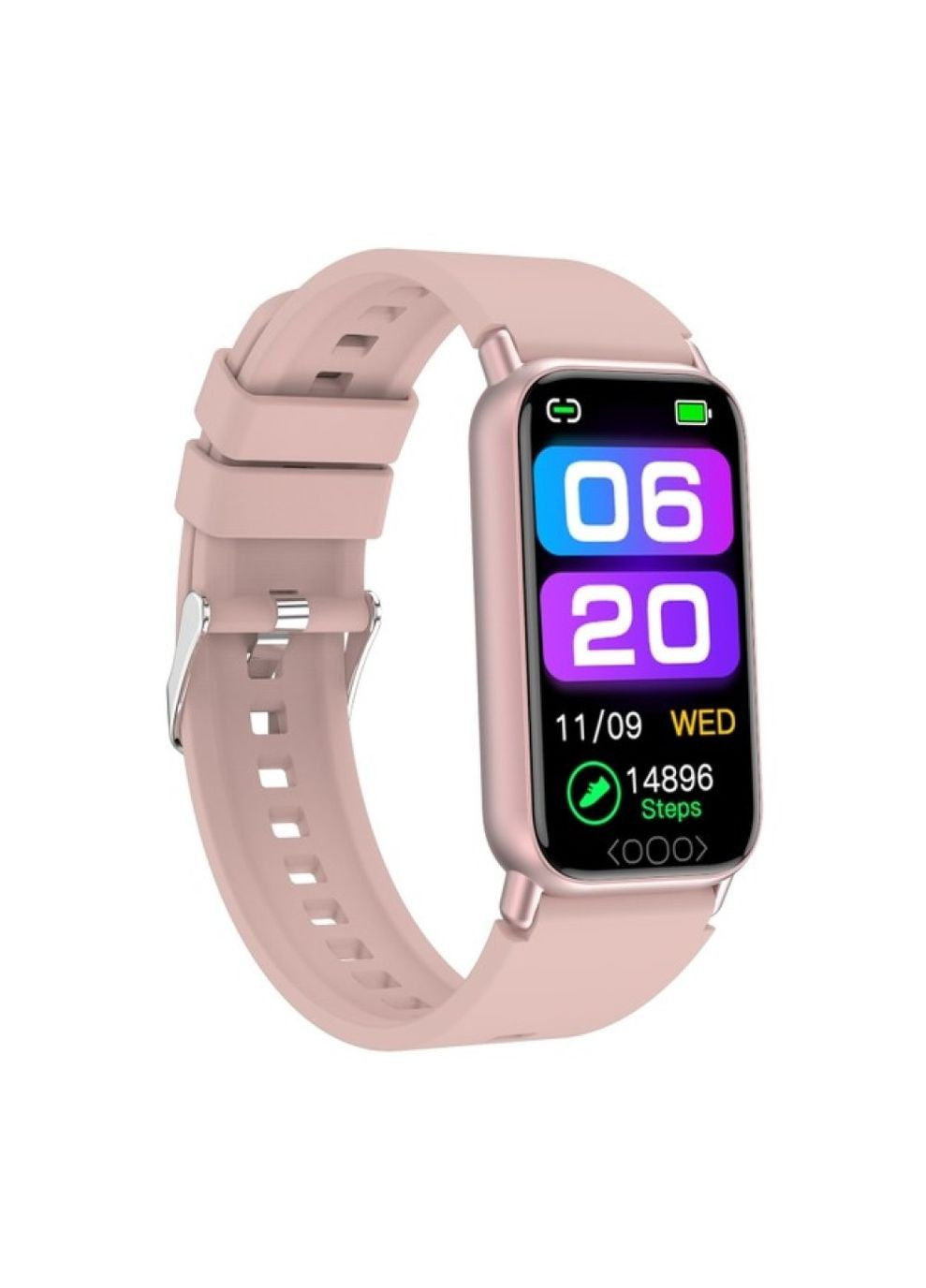 Женский спортивный смарт браслет Smart Watch Band, розовый No Brand (349454500)