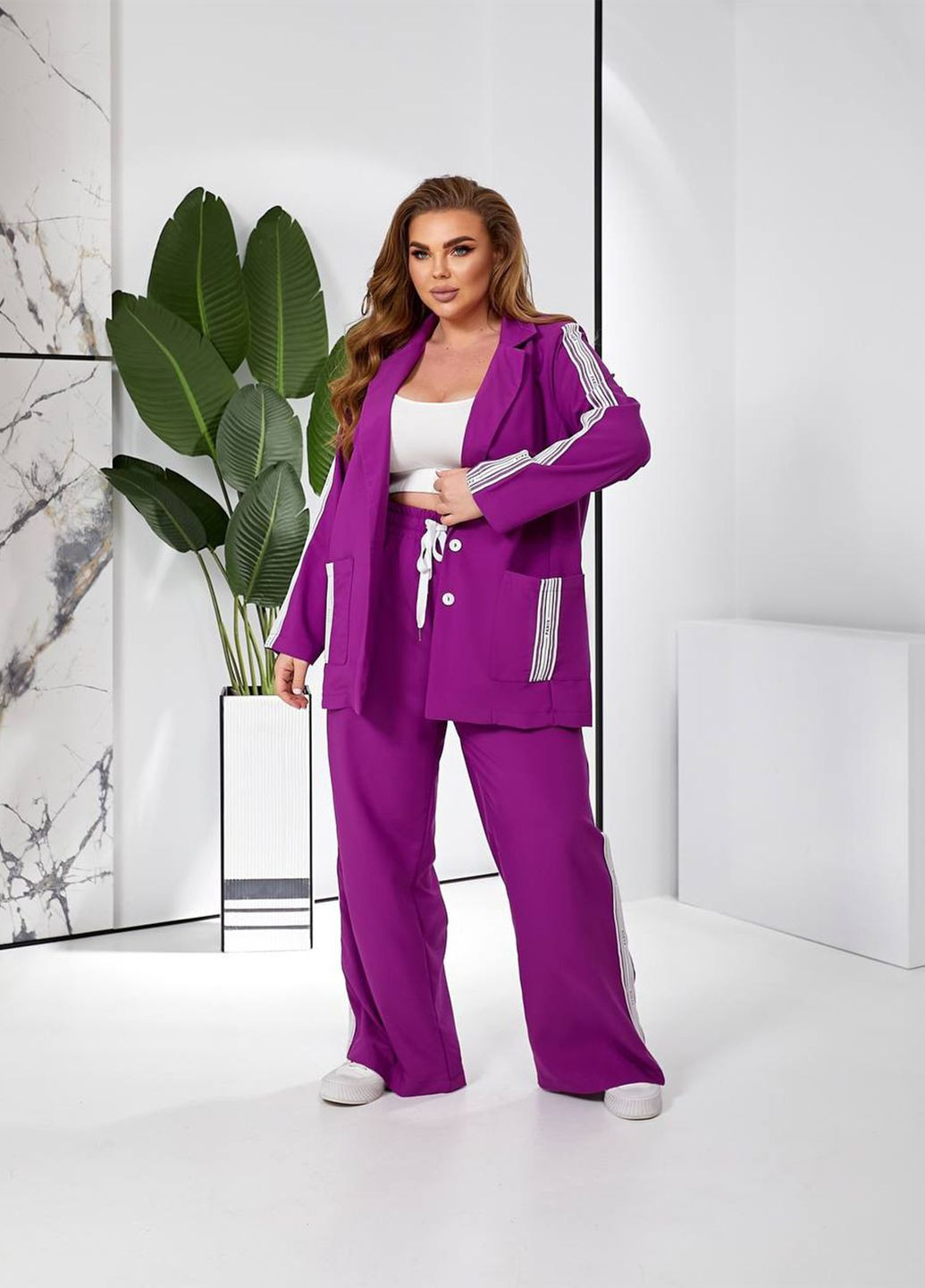 Жіночий костюм палаццо No Brand (308791347)