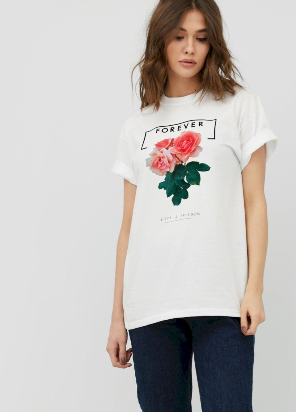 Футболка Oversize YAPPI - (252386921)