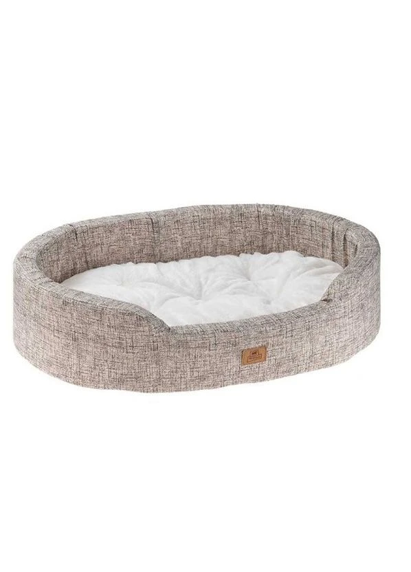 Ліжка ліжко для собак і котів Dandy F (Ферпласт Денді Ф) 65 x 46 x h 17 cm - DANDY F 65, Коричневий червона клітина Ferplast (297511070)