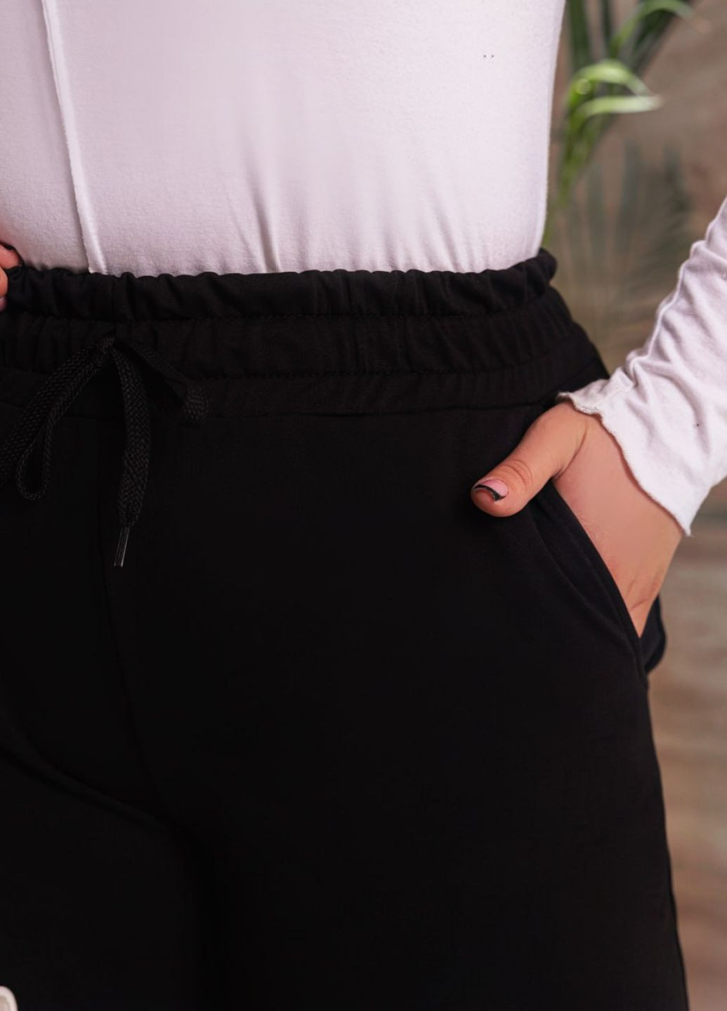 Брюки прямые классические с резинкой на талии. Allthings (362361485)