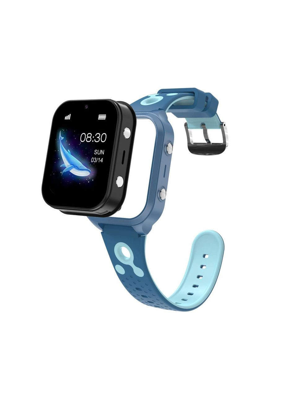 Детские смарт часы LT56 с SIM картой и прослушиванием + 2 сменных куорпуса в комплекте 4G и GPS Lemfo (362411144)