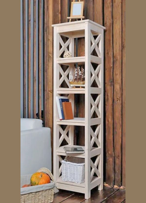 Стеллаж кухонный из дерева Трасел 640 бланже (СТА-6406301) No Brand (327848635)