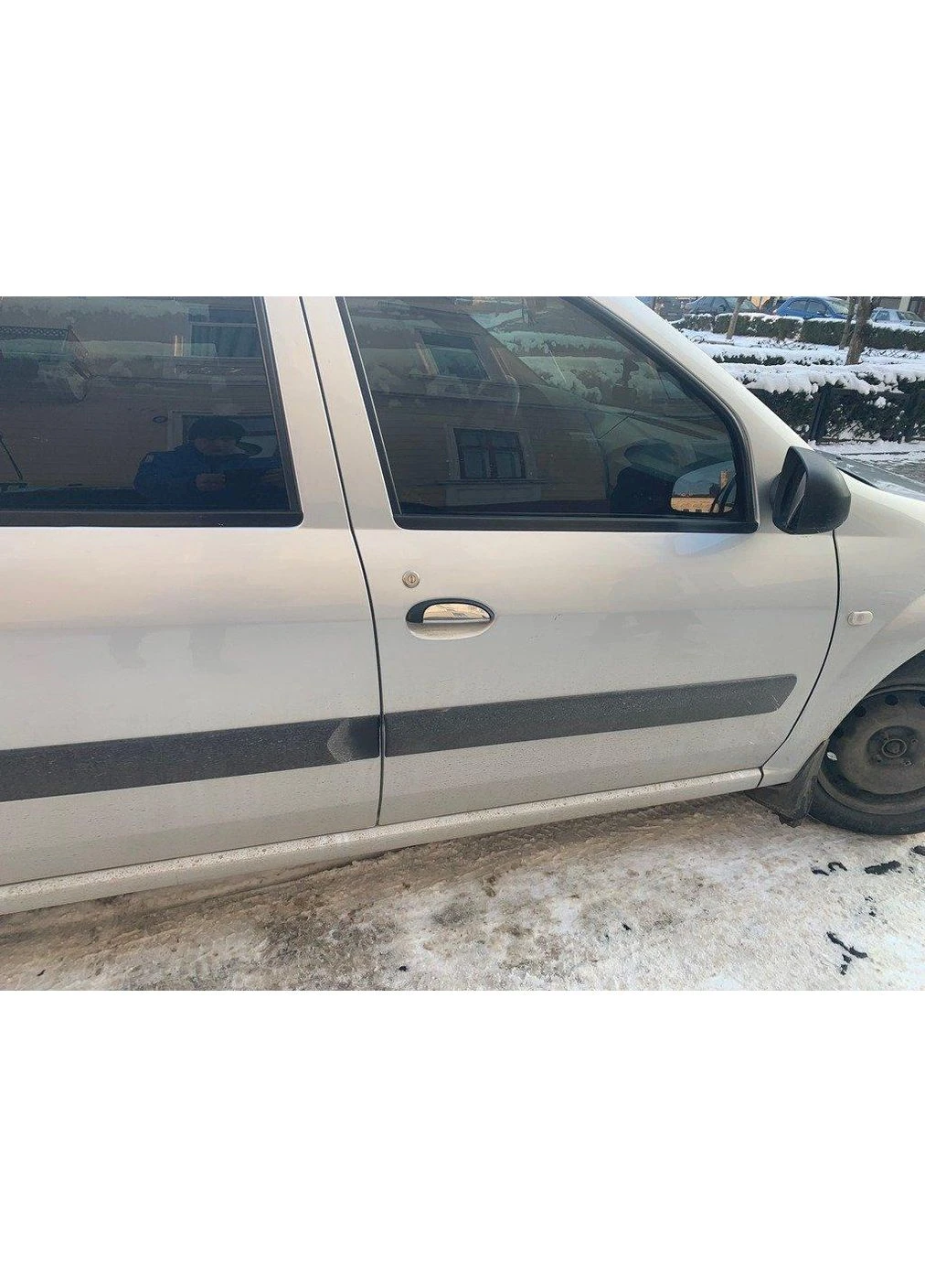 Накладки на ручки (4 шт., нерж.) Турецька сталь для Dacia Logan I 2008-2012 рр CARMOS (391747000)