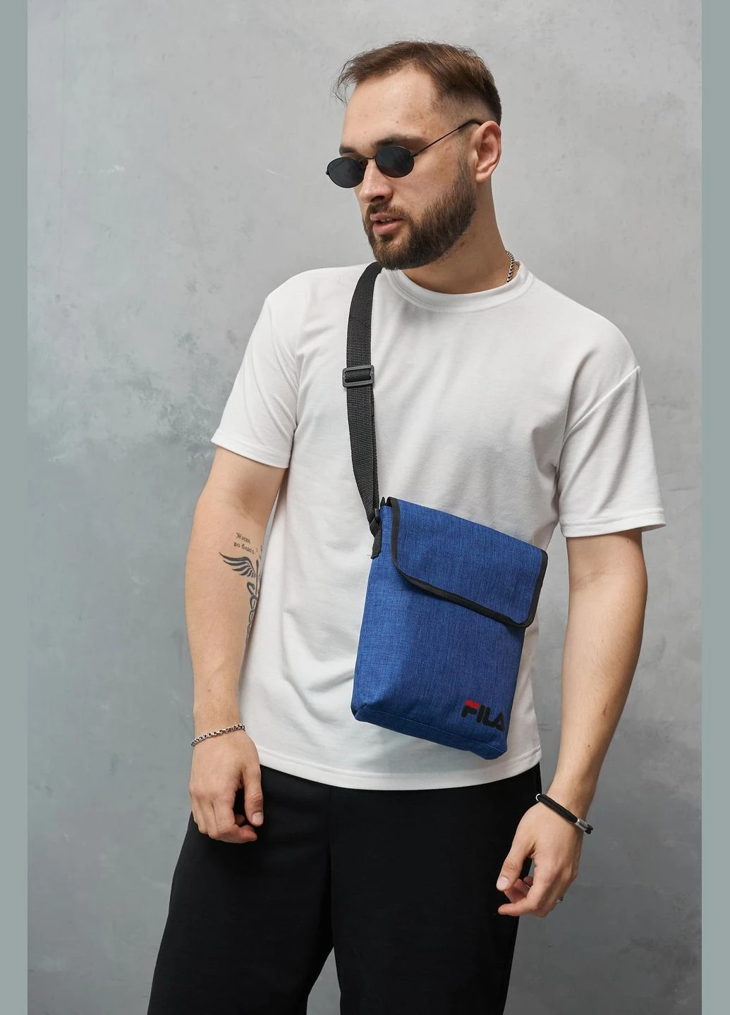 Барсетка меланж электрик No Brand (329203541)