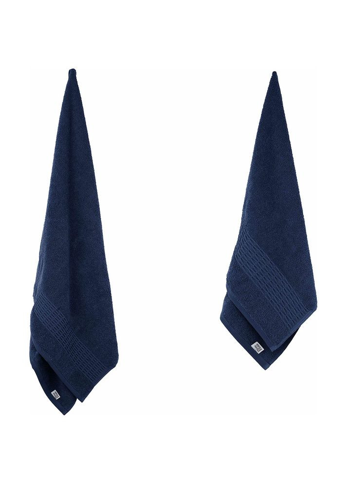 Набір рушників Lotus 2 шт Темно (ART2357DB) Ardesto синій