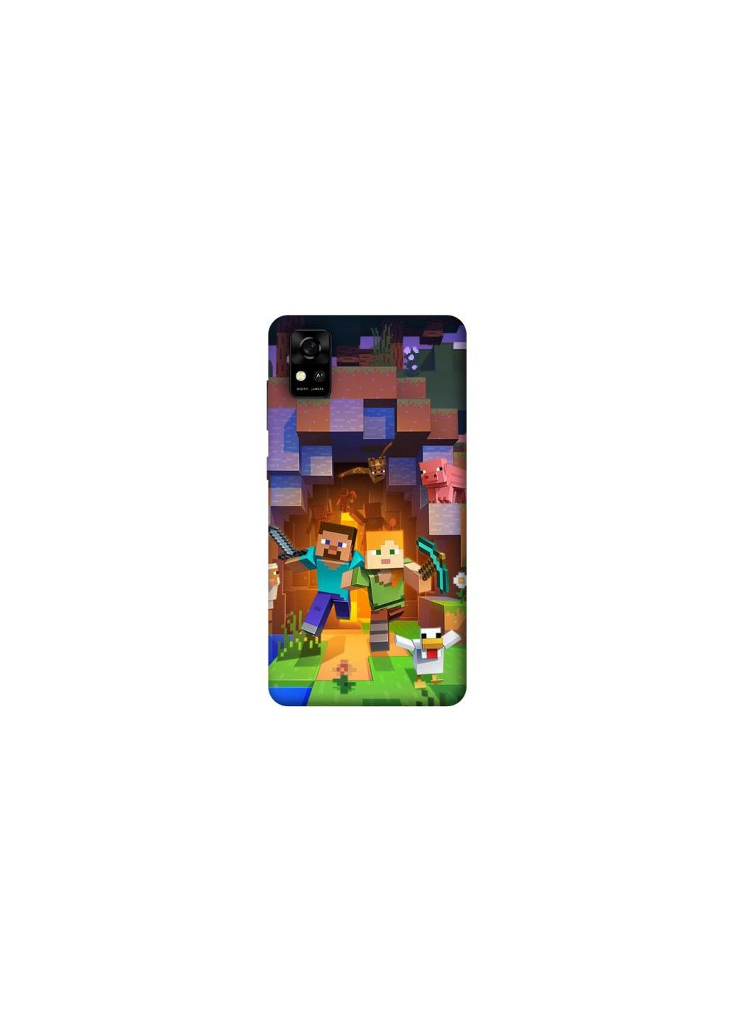 Чохол на ZTE Blade A31 Minecraft game Frontalka (354223935)