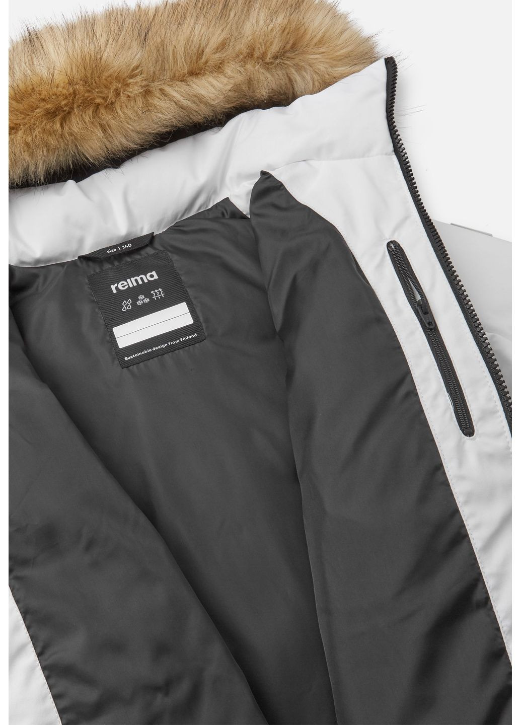 Білий зимній Пуховик Reima