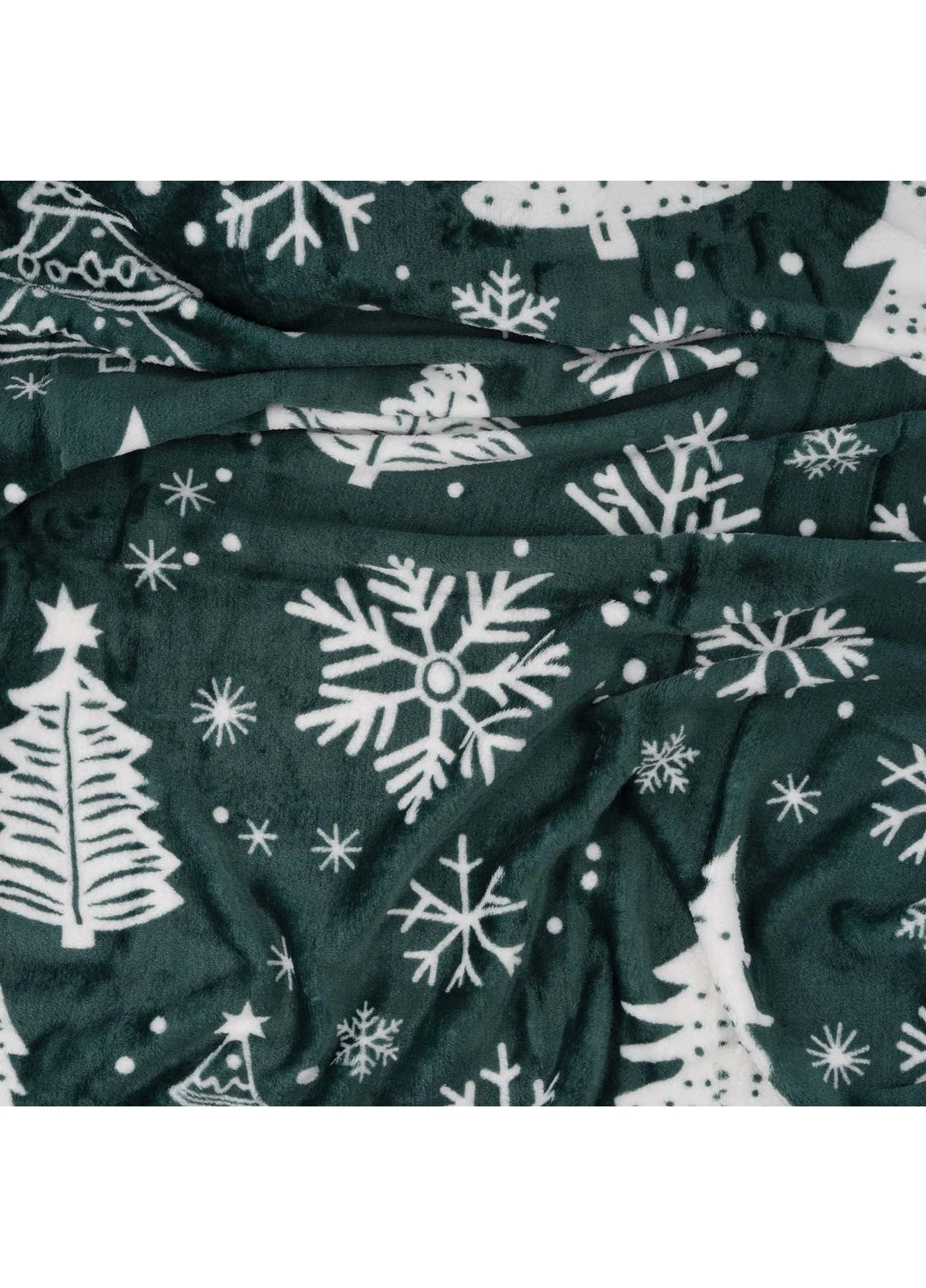 Плед Christmas Flannel 160х200см, 100% поліестер, ялинки () Ardesto ART0128PB (380870596)