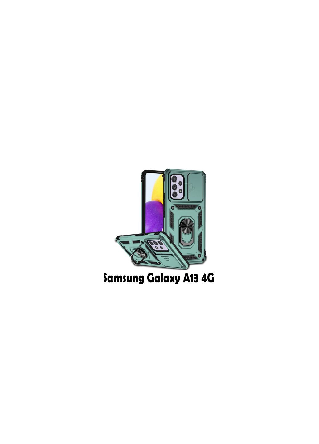 Чехол для моб. телефона Military Samsung Galaxy A13 4G SMA135 Dark Green (707396) BeCover military samsung galaxy a13 4g sm-a135 dark green (275103035)