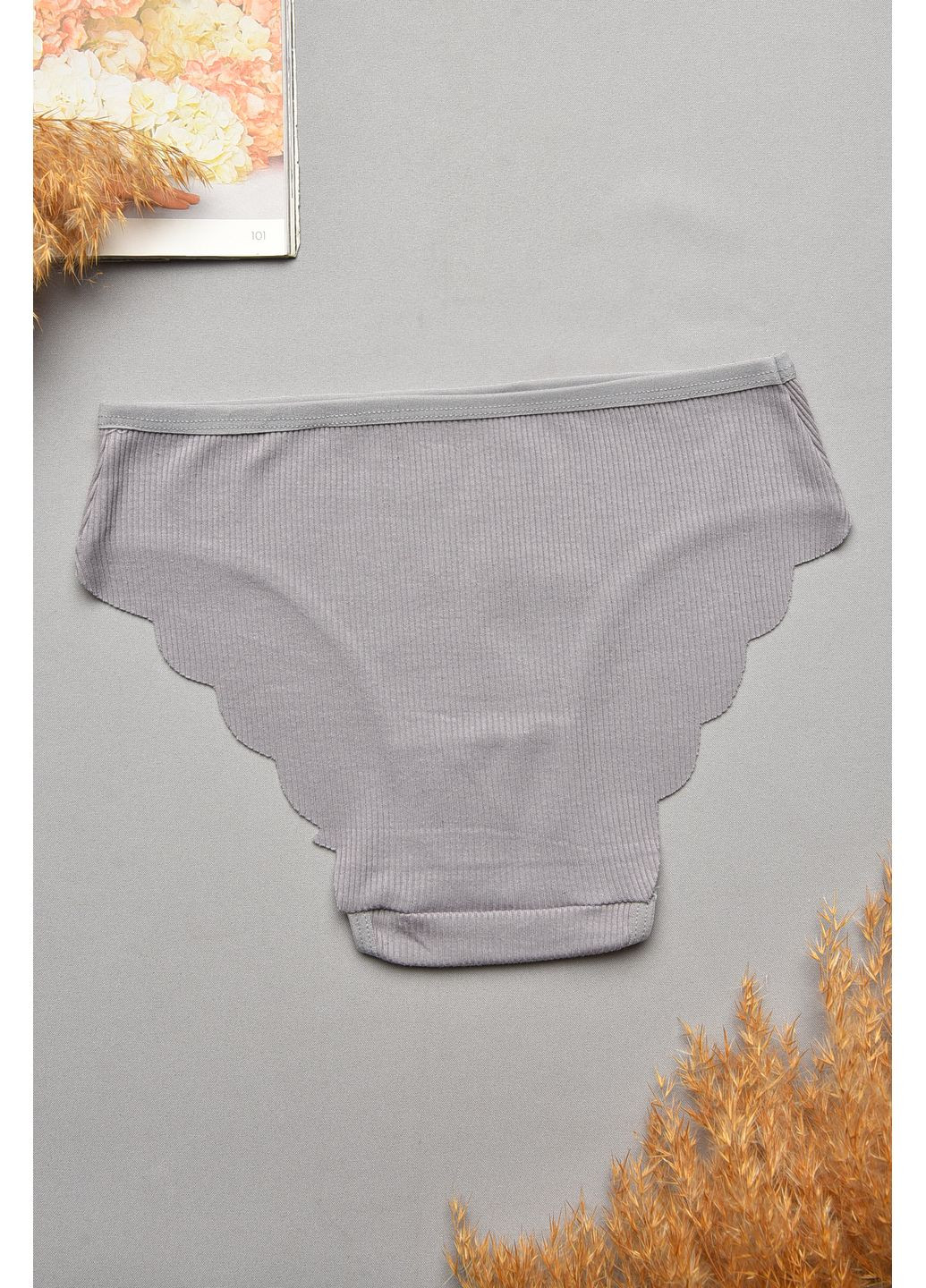 Труси жіночі сірого кольору Let's Shop (365776102)