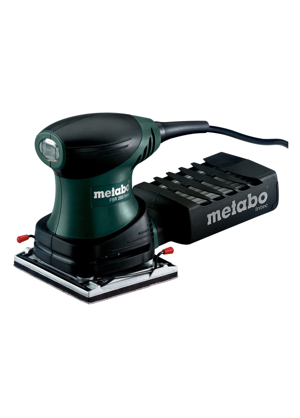 Вибрационная плоскошлифовальная машина FSR 200 Intec, 200 Вт, с кассетой-пылесборником (Кейс) 600066500 (5679) Metabo (295039366)