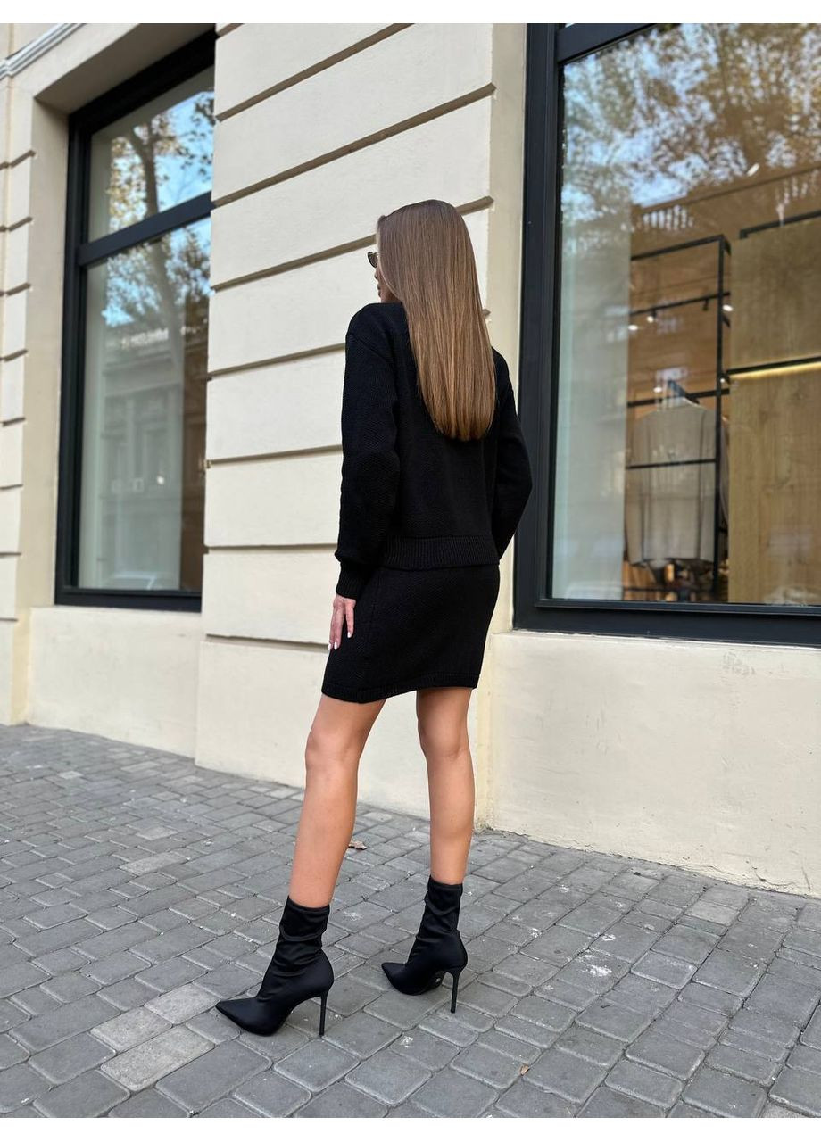 Костюм с короткой спідницей и жакетом (вязка). Україна (363840091)