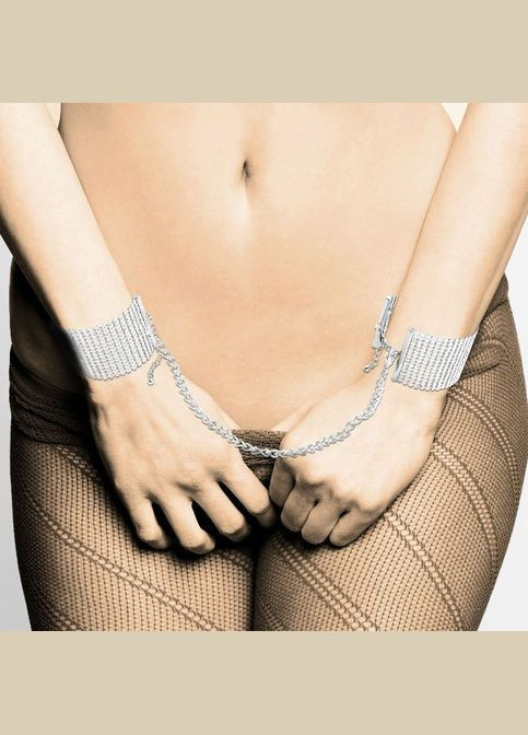 Наручники Desir Metallique Handcuffs Сріблясті - CherryLove Bijoux Indiscrets (291438929)