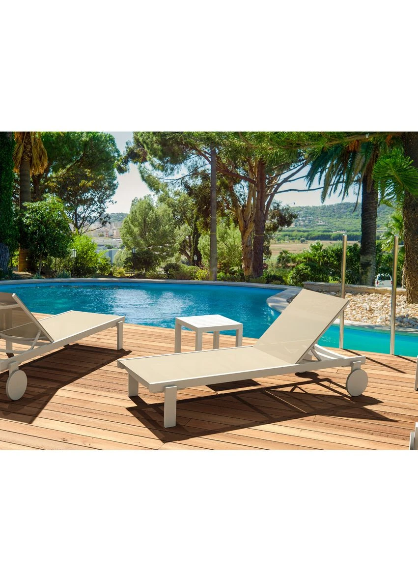 Шезлонг алюминиевый Casablanca (сетка Phifertex) Siesta (386871559)