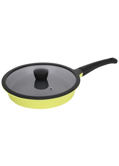 Сковорода з кришкою Zitrone 28 см Yellow (RG-2108-28) Ringel (307436221)