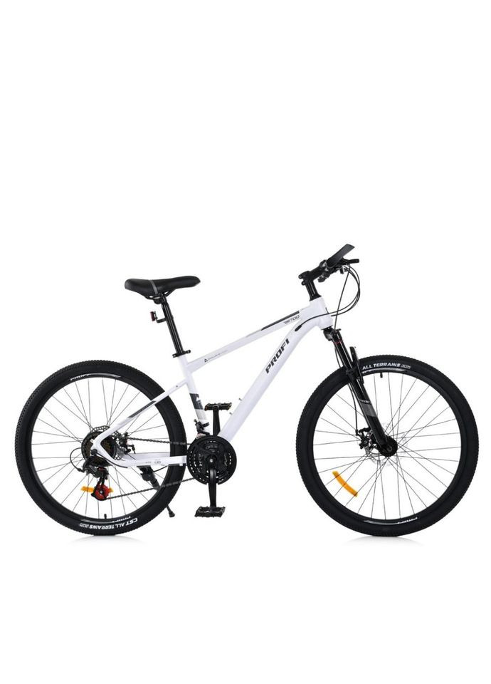 Велосипед SKD75 MTB 2605-2, 26 дюймів, сталева рама 16 Sunrun 24SP білий PROF1 (370977367)