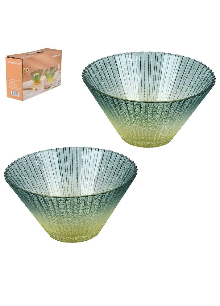 Салатник стекло "Emerald" 2пр/наб d12см Home (333931978)