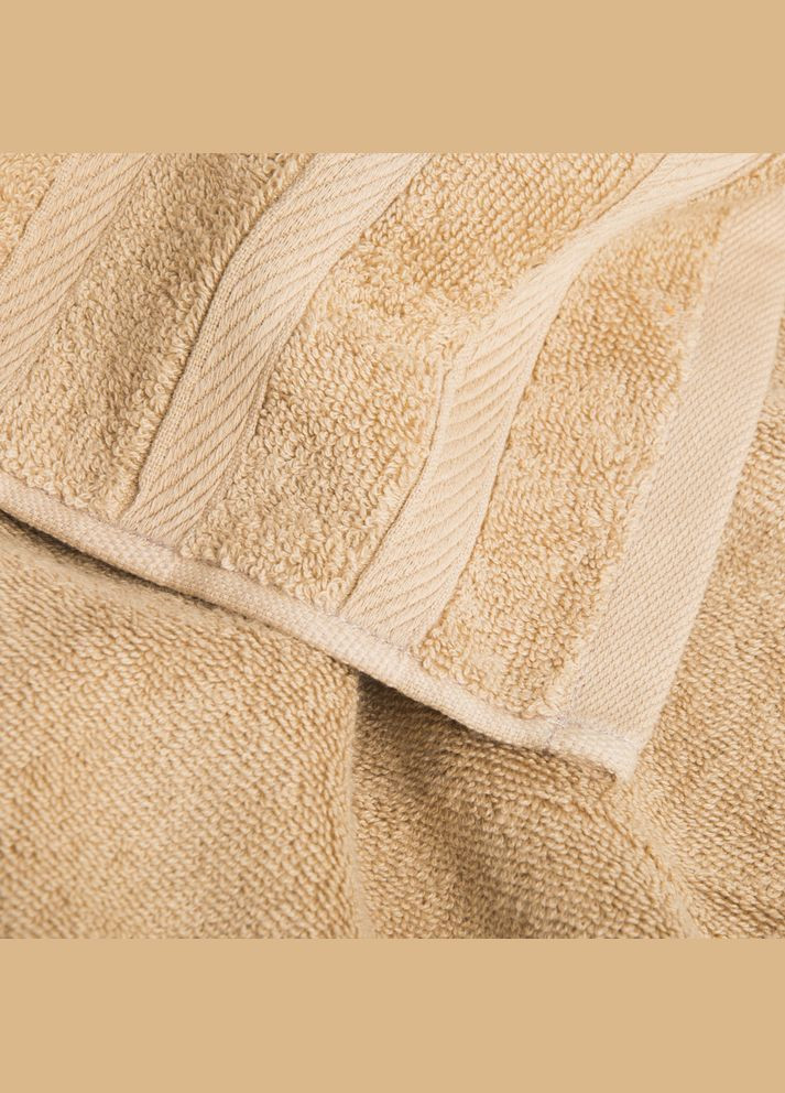 Рушник махровий Косичка 50х100 см беж IDEIA бежевий
