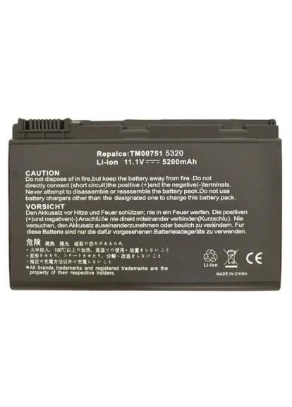Аккумулятор для ноутбука (A41015) AlSoft Acer TM00741 5200mAh 6cell 11.1V Li-ion (400153723)