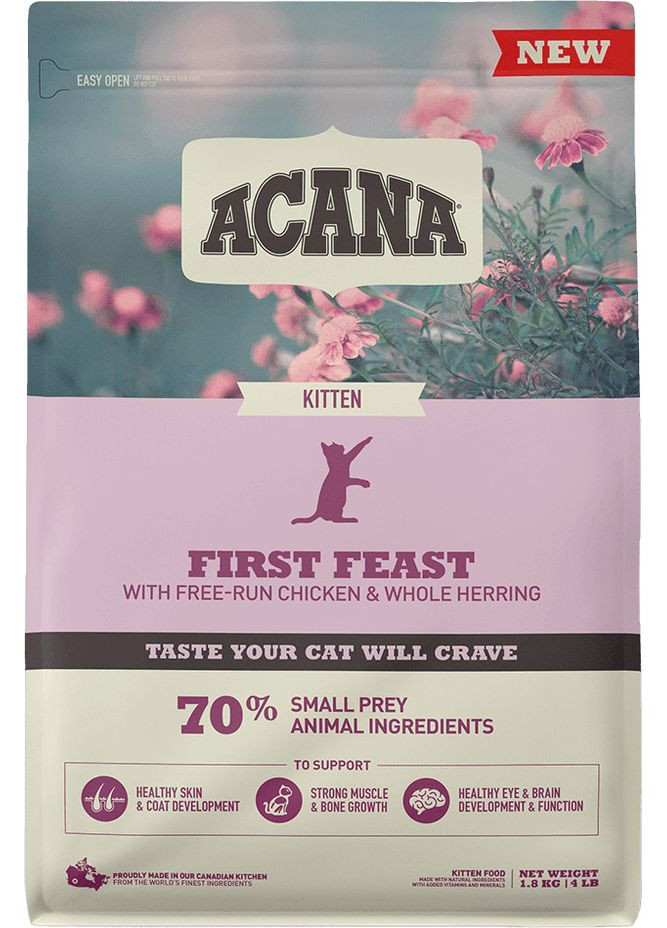 Сухий корм для кошенят First Feast 1.8 кг (a71430) Acana (364787068)