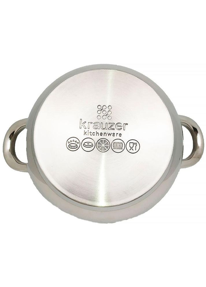 Каструля Palladium Soft з кришкою 18 см 2.5 л арт. 78461 Krauzer (361076926)