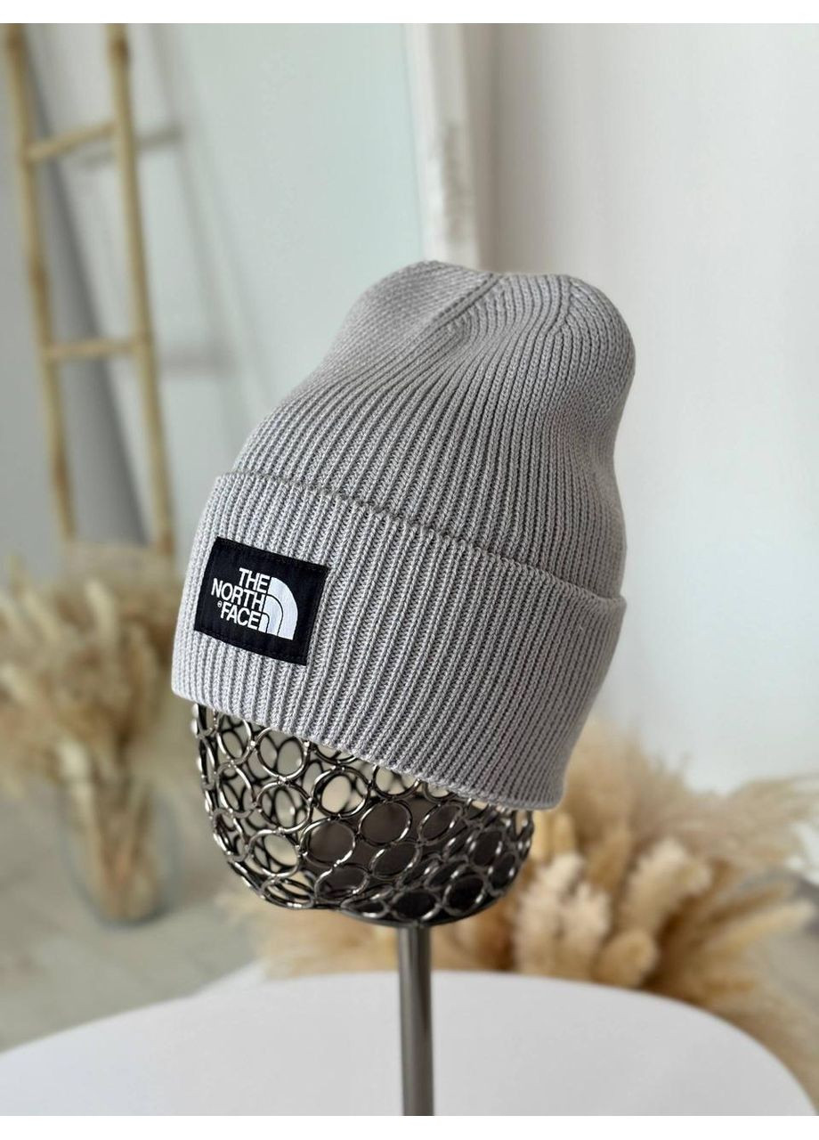 Качественная зимняя женская шапка, мужская шапка The North Face, шапка унисекс The North Face Горчичный No Brand (362918070)