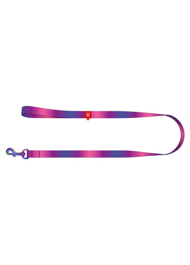 Поводок для собак нейлоновый Nylon Recycled, градиент, M, Ш 20 мм, Дл 122 см WAUDOG (333799712)