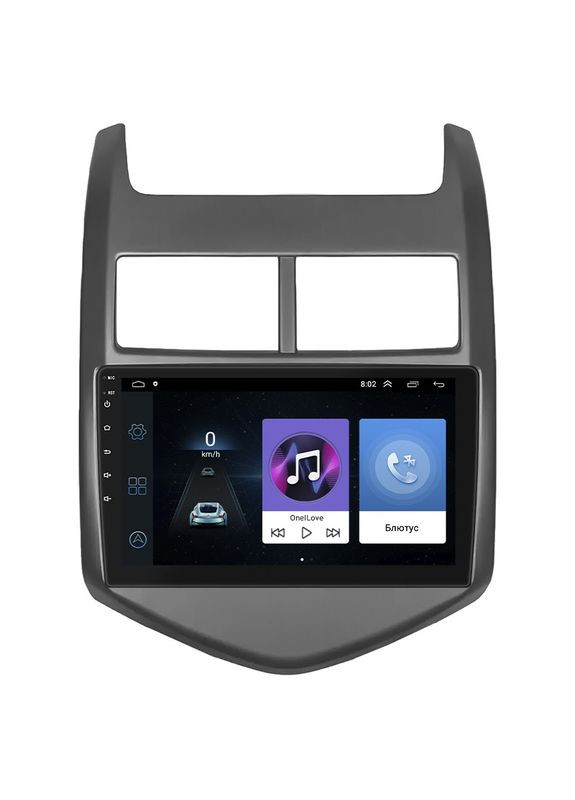 Штатна магнітола 9" для Chevrolet Aveo II 2011-2020 1/16Gb/ Wi-Fi GPS Optima Шевроліт 5 шт. Lesko (336202550)