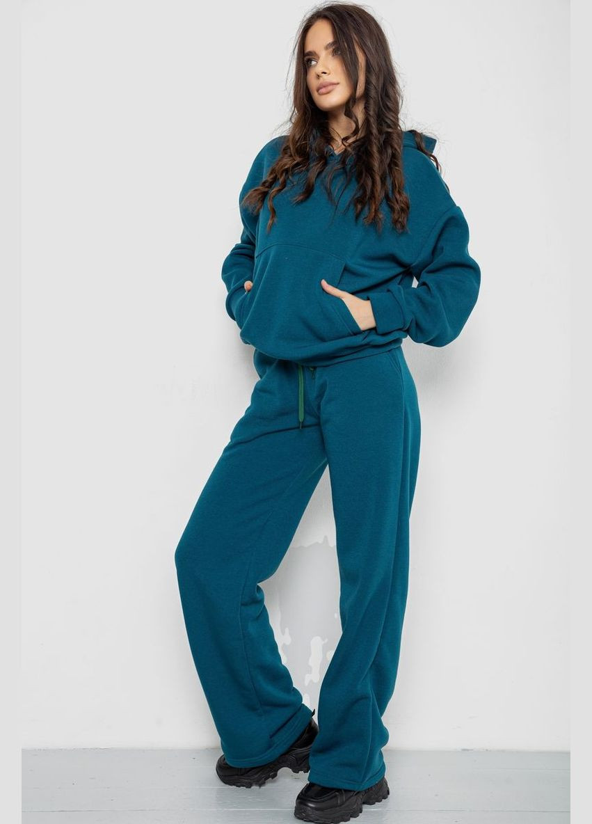 Спортивний костюм жіночий на флісі чорний розмір M (sku_241R2001-2) Ager (316319393)