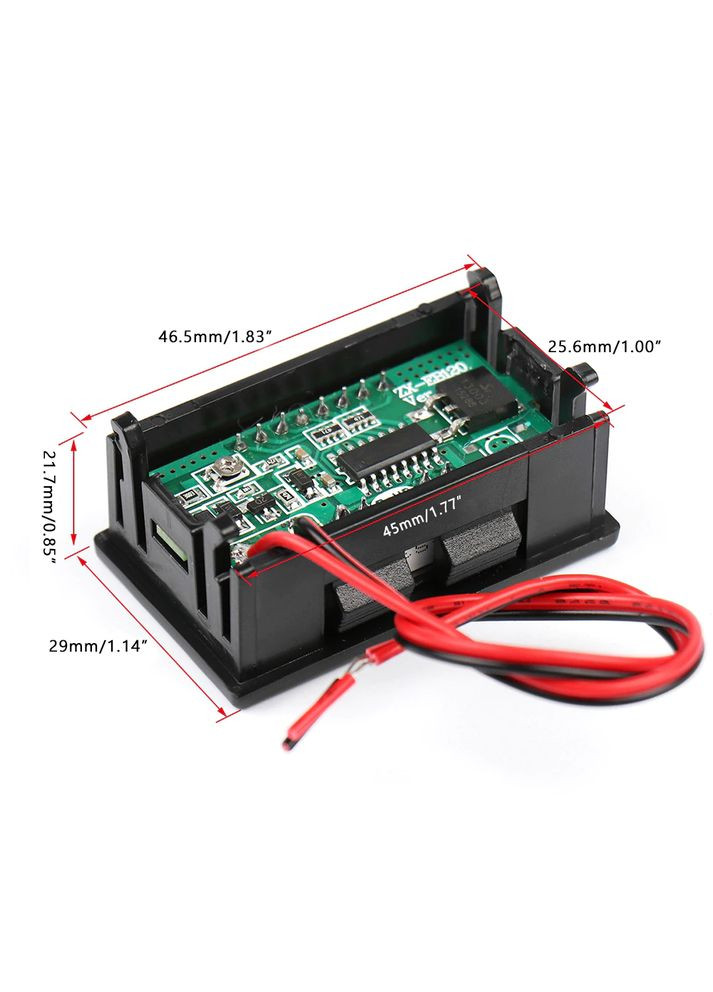 Цифровой вольтметр DC 1272в - Для измерения напряжения и состояния заряда батареи аккумулятора (5002375) Clefers (300854212)