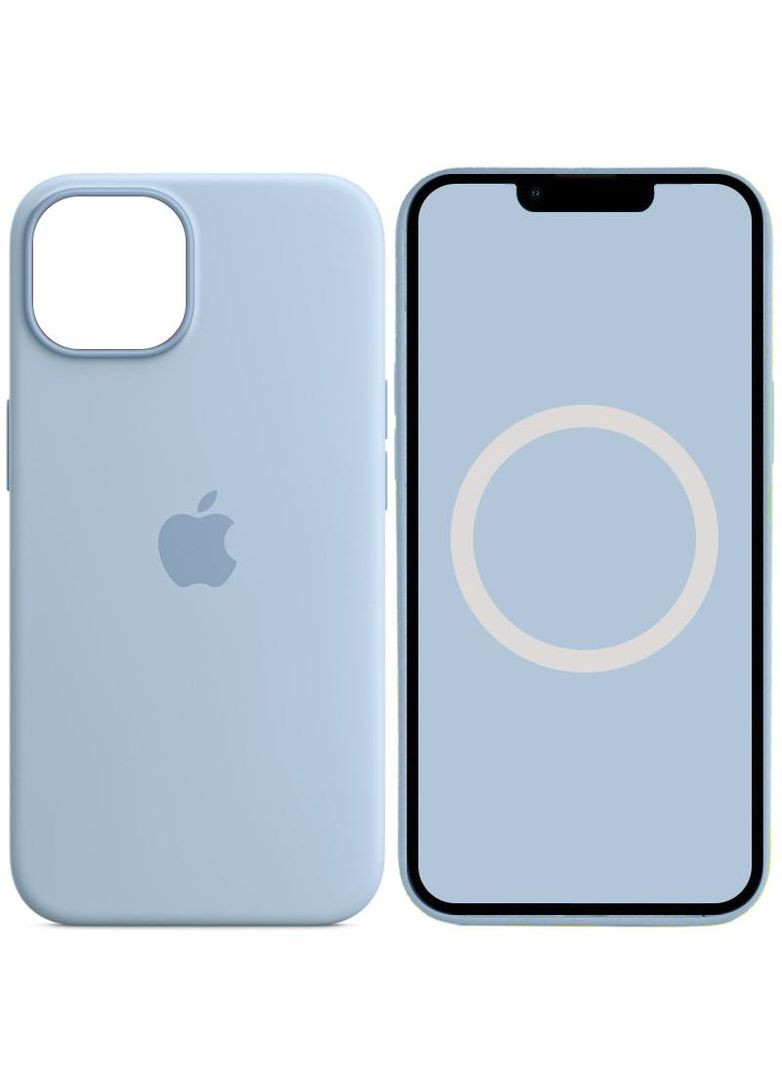 Чехол Silicone case Premium с Magsafe и анимацией для Apple iPhone 14 (6.1") Epik (298617466)